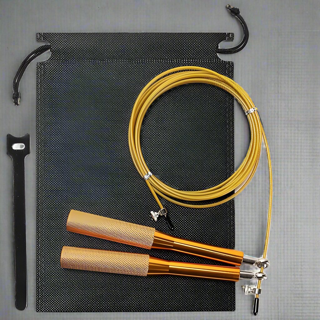 Corde à Sauter - JumpRopeCrossfit™ - Or - Musculation boutique