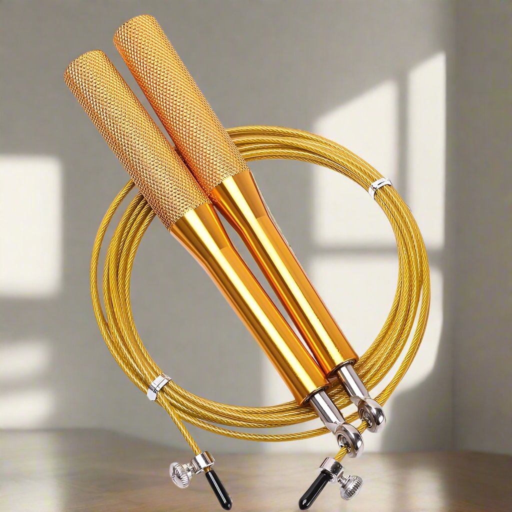 Corde à Sauter - JumpRopeCrossfit™ - Or - Musculation boutique