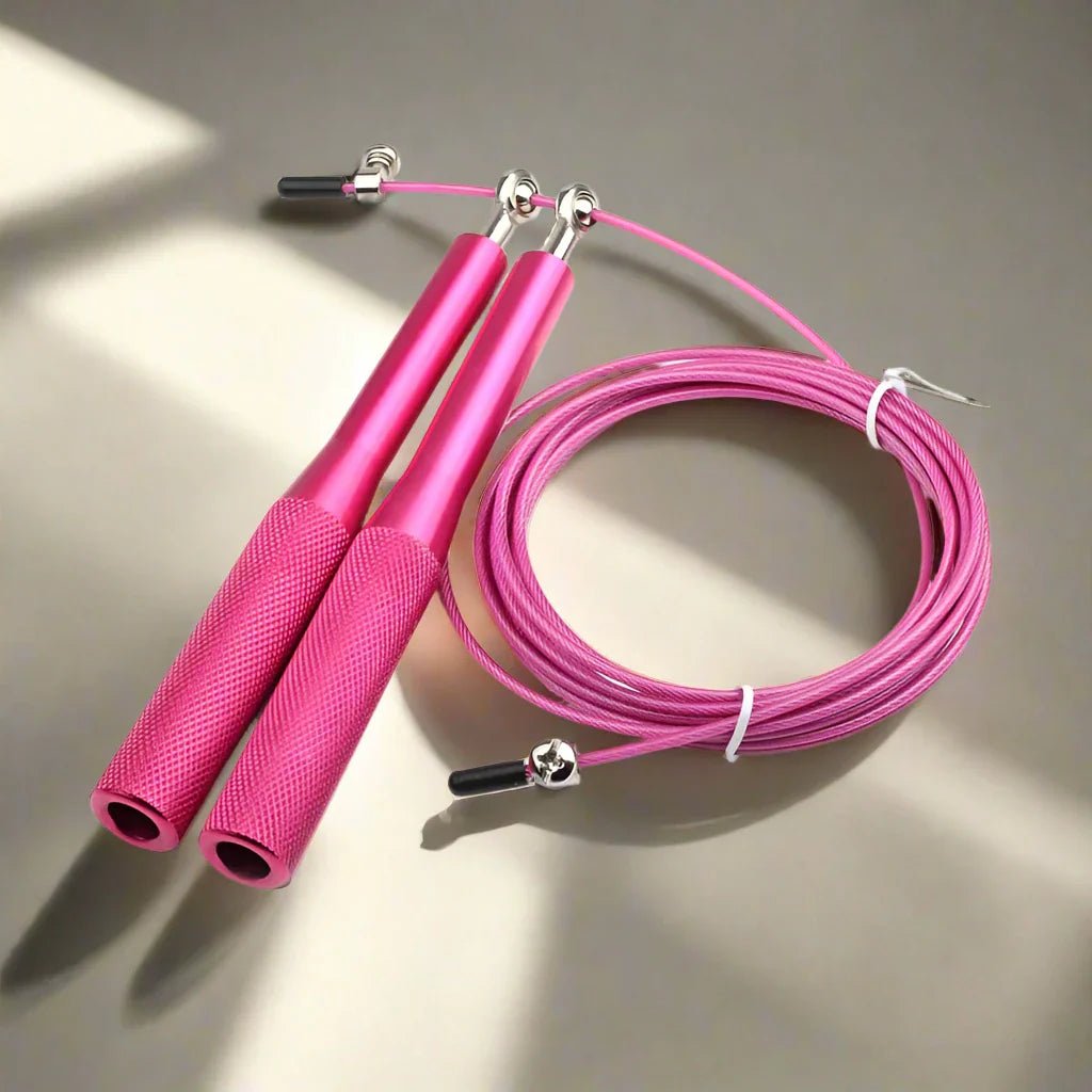 Corde à Sauter - JumpRopeCrossfit™ - Rose - Musculation boutique