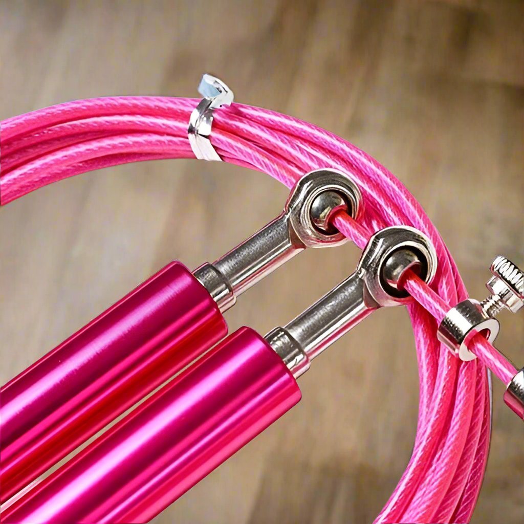 Corde à Sauter - JumpRopeCrossfit™ - Rose - Musculation boutique