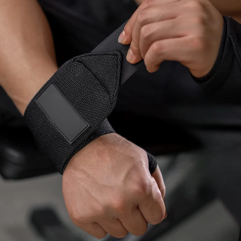 Protege Poignet - WeightLiftingWristWraps™ - Noir
