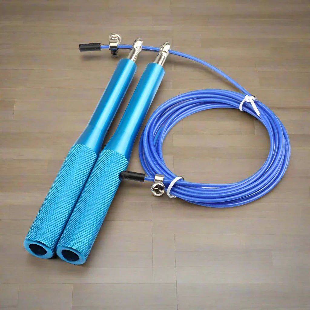 Corde à Sauter - JumpRopeCrossfit™ - Bleu - Musculation boutique