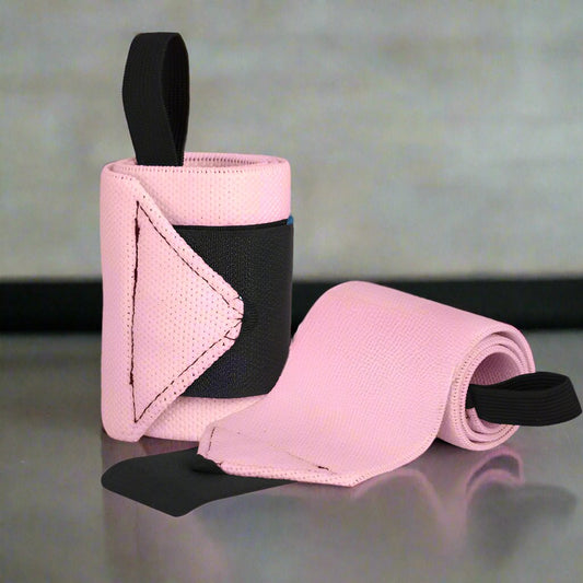Protege Poignet - WeightLiftingWristWraps™ - Rose - Musculation boutique
